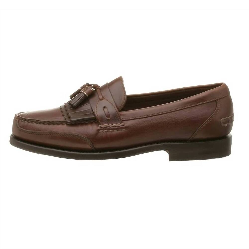 NEW NEIL M men's murphy tassel loafer in walnut